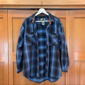 field & stream vintage cotton flannel